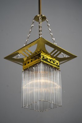 Art Nouveau Pendant Lamp, Vienna, 1910s-SPD-930806