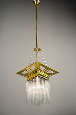 Art Nouveau Pendant Lamp, Vienna, 1910s-SPD-930806