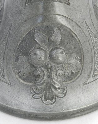 Art Nouveau Pewter Vase by André Villien, 1900s-ARU-625988