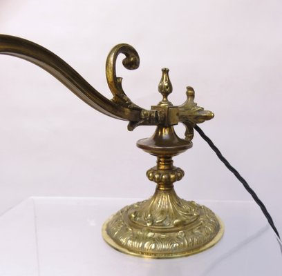 Art Nouveau Piano Table Lamp in Bronze-EY-1363933