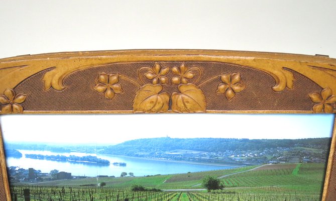 Art Nouveau Picture Frame in Vulcanized Fibre-EY-1017575