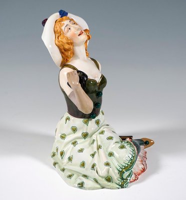 Art Nouveau Pierrette Figurine attributed to Martin Wiegand for Meissen, Germany, 1900s-EMT-1704064