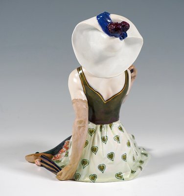 Art Nouveau Pierrette Figurine attributed to Martin Wiegand for Meissen, Germany, 1900s-EMT-1704064