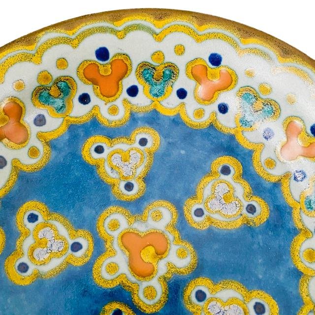 Art Nouveau Platter from Plateelbakkerij Zuid-Holland Gouda, 1924