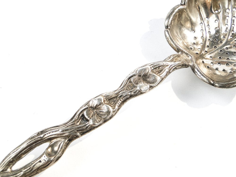 Art Nouveau Polish Pickling Spoon by Bros. Buch, 1890s