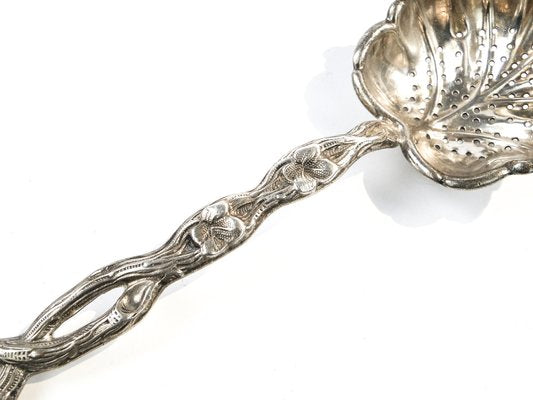 Art Nouveau Polish Pickling Spoon by Bros. Buch, 1890s