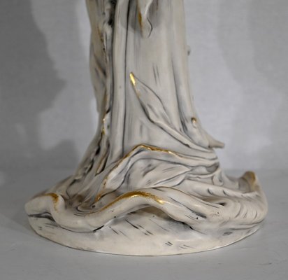 Art Nouveau Porcelain Cut Vase, 1900s-RVK-1395846