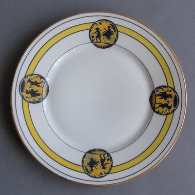 Art Nouveau Porcelain Plates with Oriental Scene from Limoges, Set of 10-WK-738209