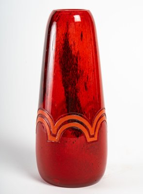 Art Nouveau Powdered Glass Vase from Legros-UQL-1334792