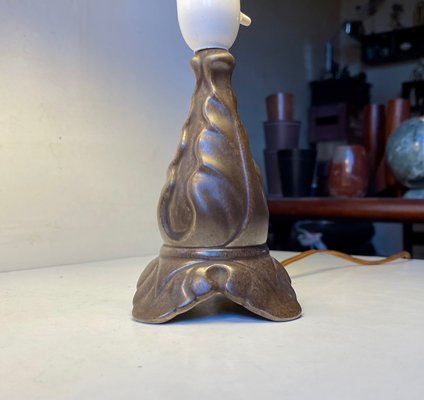 Art Nouveau Revival Ceramic Table Lamp by Søholm, 1950s-LCR-1090159