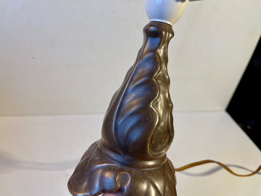 Art Nouveau Revival Ceramic Table Lamp by Søholm, 1950s-LCR-1090159