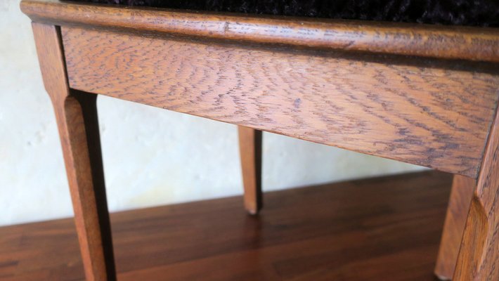 Art Nouveau Side Chair in Oak, 1900s-ED-1815188