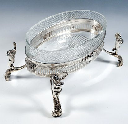 Art Nouveau Silver Centerpiece, 1890s-EMT-1744443