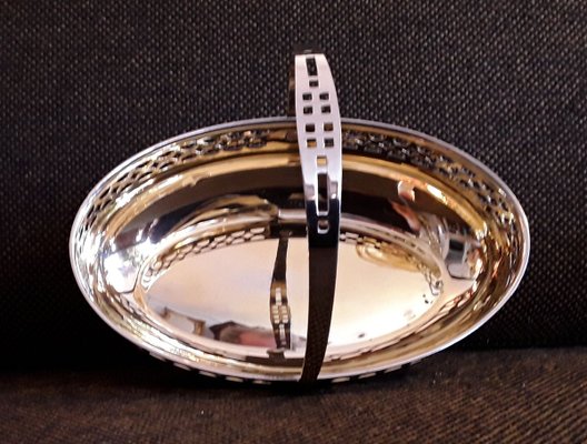 Art Nouveau Silver-Plated Metal Basket, Bowl, and Sweets Bowl Set from WMF-HOI-722565