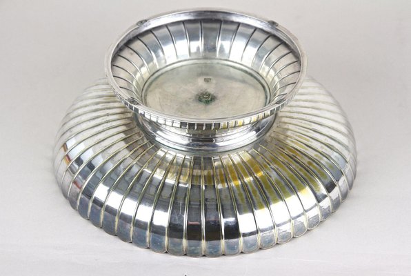 Art Nouveau Silvered Bowl attributed to JL Herrmann, Austria-TQA-2024339