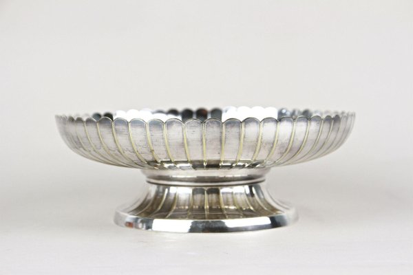 Art Nouveau Silvered Bowl attributed to JL Herrmann, Austria-TQA-2024339