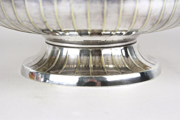 Art Nouveau Silvered Bowl attributed to JL Herrmann, Austria-TQA-2024339