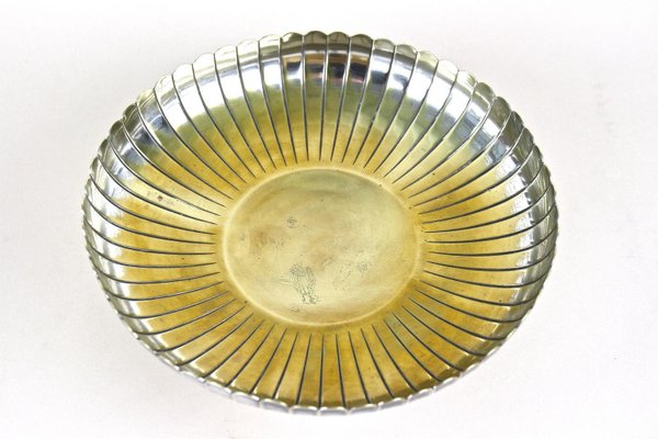 Art Nouveau Silvered Bowl attributed to JL Herrmann, Austria-TQA-2024339