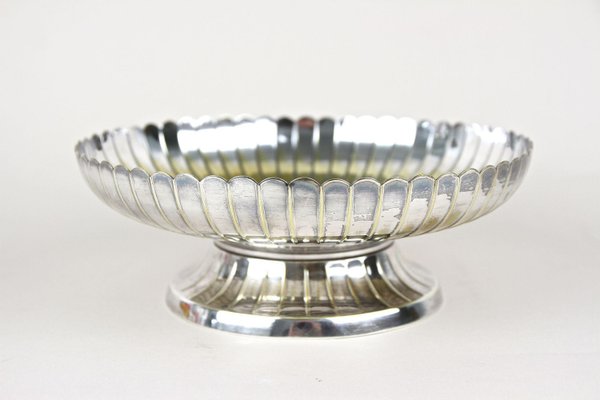 Art Nouveau Silvered Bowl attributed to JL Herrmann, Austria-TQA-2024339