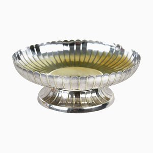 Art Nouveau Silvered Bowl attributed to JL Herrmann, Austria-TQA-2024339