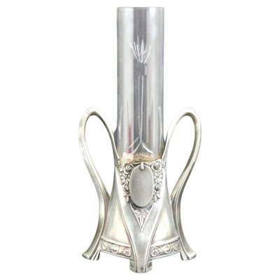 Art Nouveau Sollifleur Engraved Glass Vase from WMF-MJY-1448616