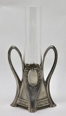 Art Nouveau Sollifleur Engraved Glass Vase from WMF-MJY-1448616