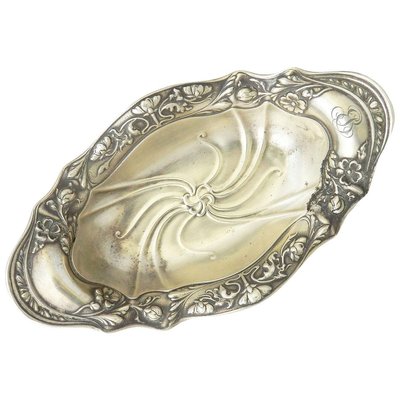 Art Nouveau Sterling Silver Gorham Candy Dish-ARU-626049