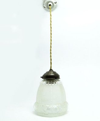 Art Nouveau Style Pendant Lamp, Poland, 1930s-BKO-1425111