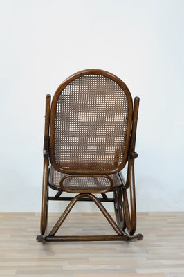 Art Nouveau Style Rocking Armchair, 1970s-GAP-1259713