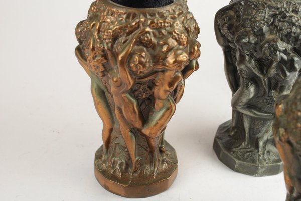 Art Nouveau Style Vases, Set of 4-HYQ-1226291