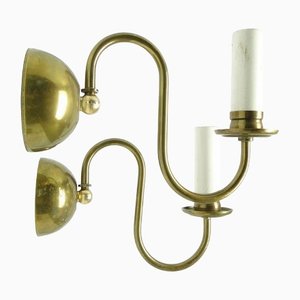 Art Nouveau Style Wall Lamps, Poland, 1950s, Set of 2-BKO-1424886