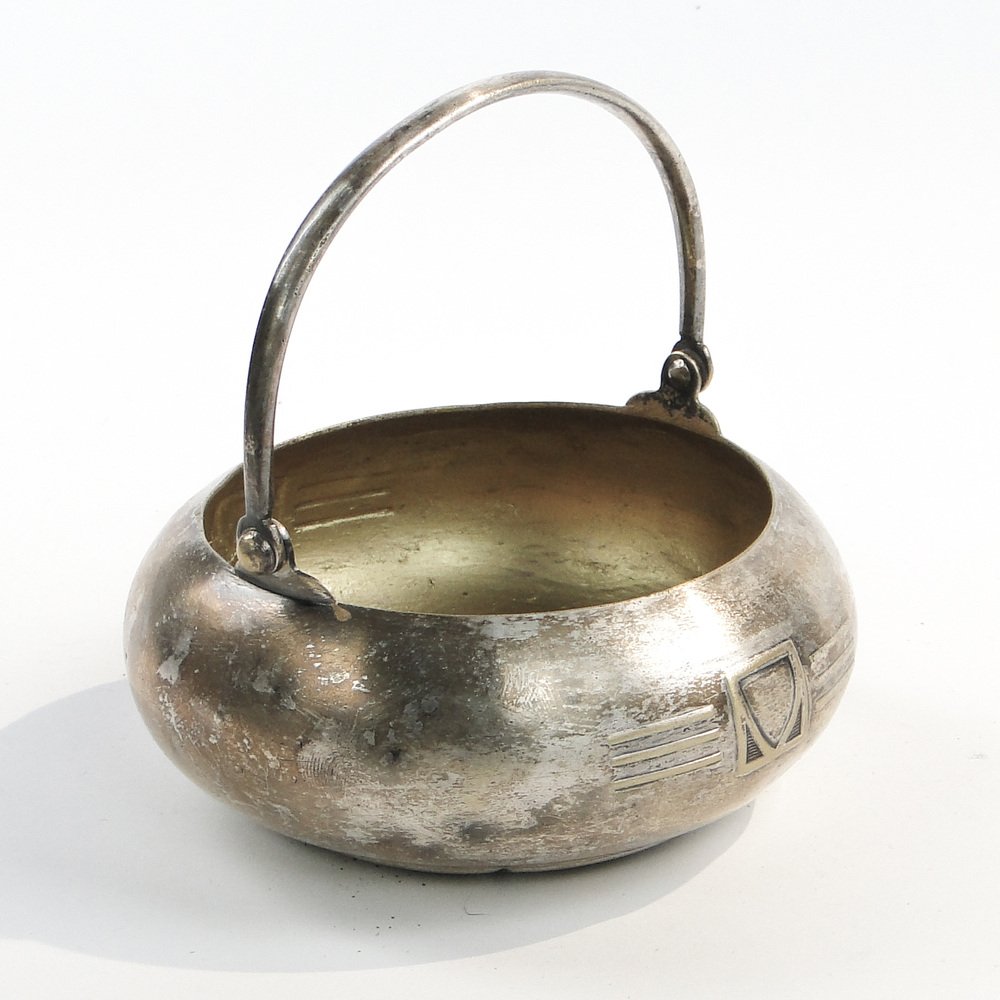 Art Nouveau Sugar Bowl from Bros, 1890s