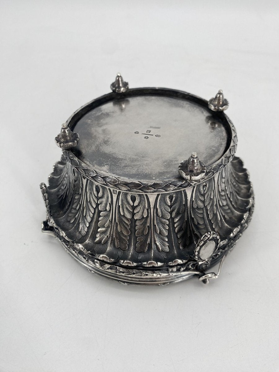 Art Nouveau Table Attachment in 800 Silver from Schwarz & Steiner, 1890s