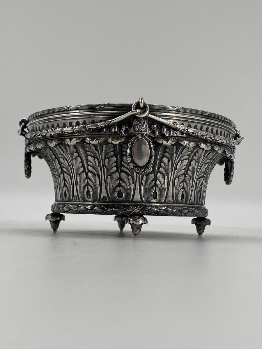 Art Nouveau Table Attachment in 800 Silver from Schwarz & Steiner, 1890s