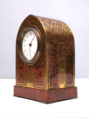 Art Nouveau Table Clock from Erhard & Sons, Austria, 1910s-GCG-1799130