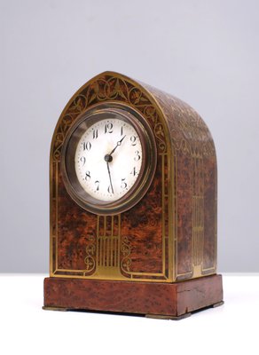 Art Nouveau Table Clock from Erhard & Sons, Austria, 1910s-GCG-1799130