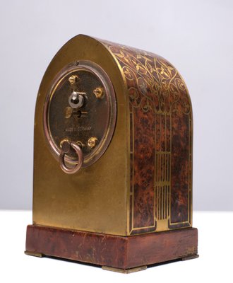 Art Nouveau Table Clock from Erhard & Sons, Austria, 1910s-GCG-1799130