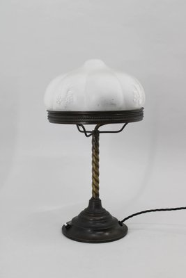 Art Nouveau Table Lamp with Floral Motive, 1920s-TZ-1764873