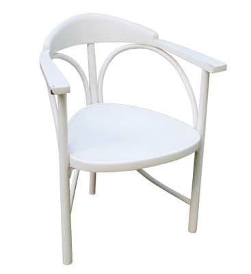 Art Nouveau Three-Legged Chair Model No.81 by Burglary Thonet for Gebrüder Thonet Vienna Gmbh, 1890s-BAR-1740238