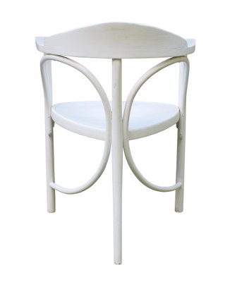 Art Nouveau Three-Legged Chair Model No.81 by Burglary Thonet for Gebrüder Thonet Vienna Gmbh, 1890s-BAR-1740238