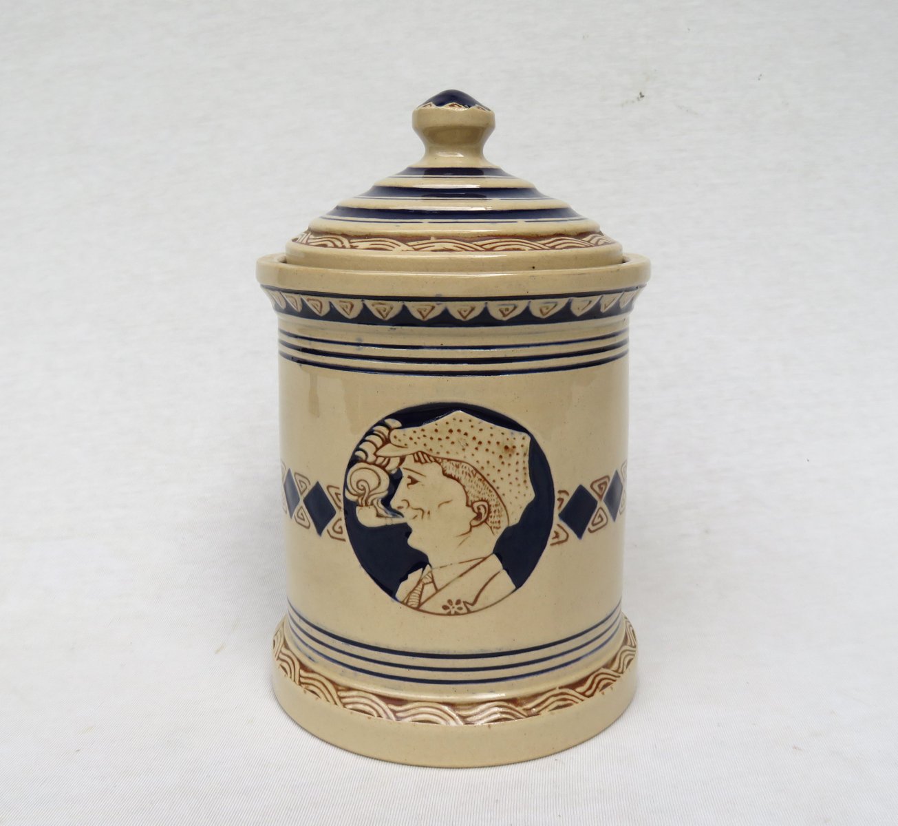 Art Nouveau Tobacco Pot from Dümler & Breiden, Germany, 1890s