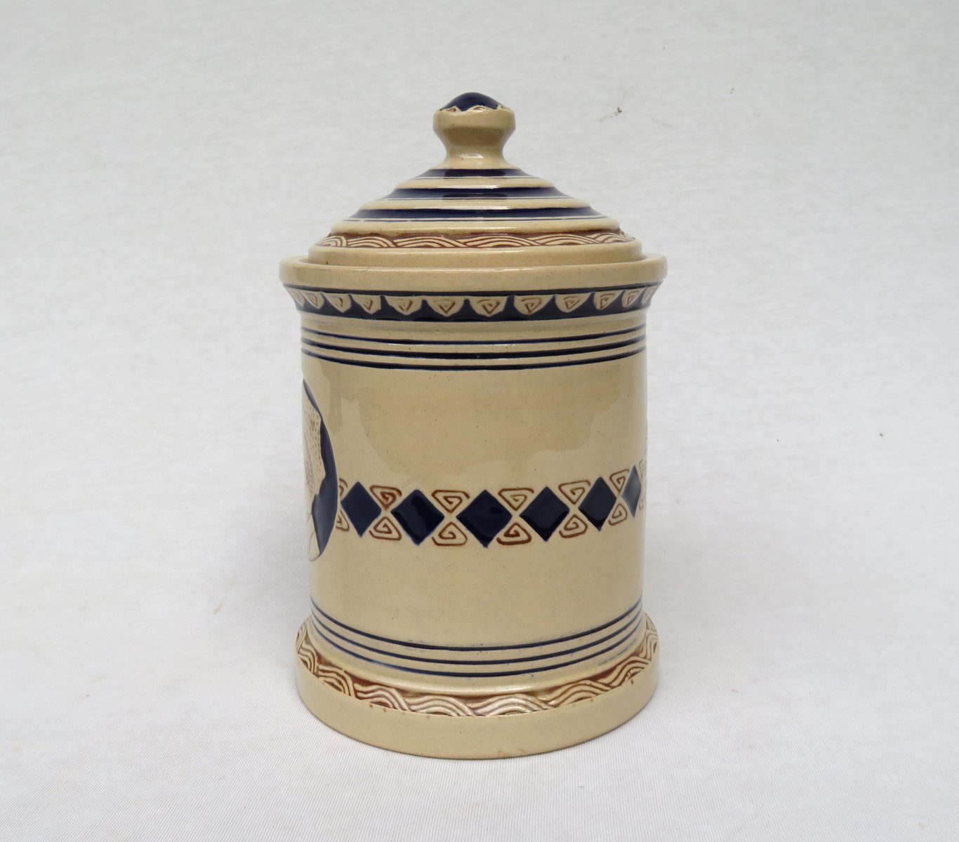 Art Nouveau Tobacco Pot from Dümler & Breiden, Germany, 1890s