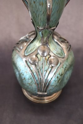 Art Nouveau Vase by Moritz Hacker and Johann Loetz Witwe, 1900s-DCO-1720643