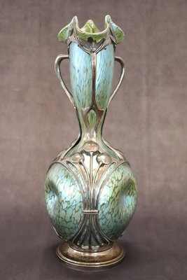 Art Nouveau Vase by Moritz Hacker and Johann Loetz Witwe, 1900s-DCO-1720643