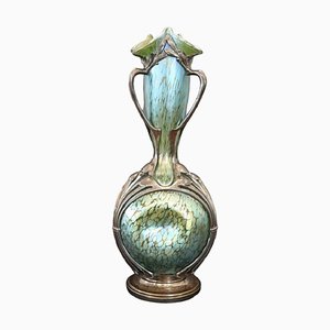 Art Nouveau Vase by Moritz Hacker and Johann Loetz Witwe, 1900s-DCO-1720643