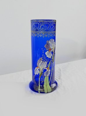 Art Nouveau Vase in Blue, 1890s-RVK-1793480