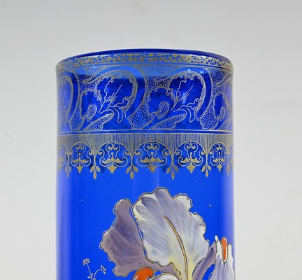 Art Nouveau Vase in Blue, 1890s-RVK-1793480