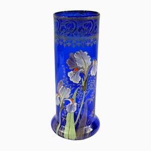 Art Nouveau Vase in Blue, 1890s-RVK-1793480