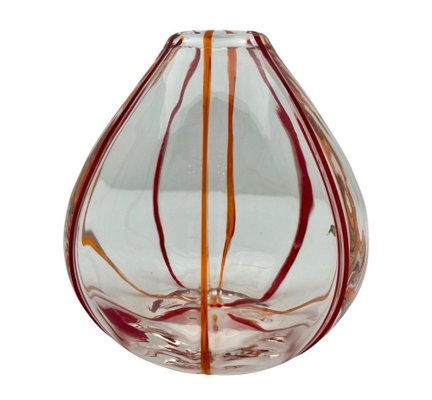 Art Nouveau Vase in Glass attributed to Pallme Konig & Hagel, Austria, 1930s-MJY-1791313