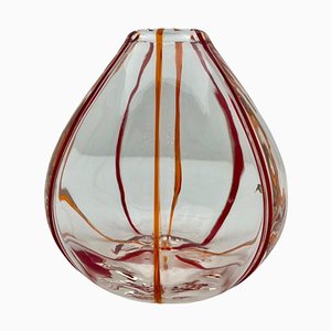 Art Nouveau Vase in Glass attributed to Pallme Konig & Hagel, Austria, 1930s-MJY-1791313